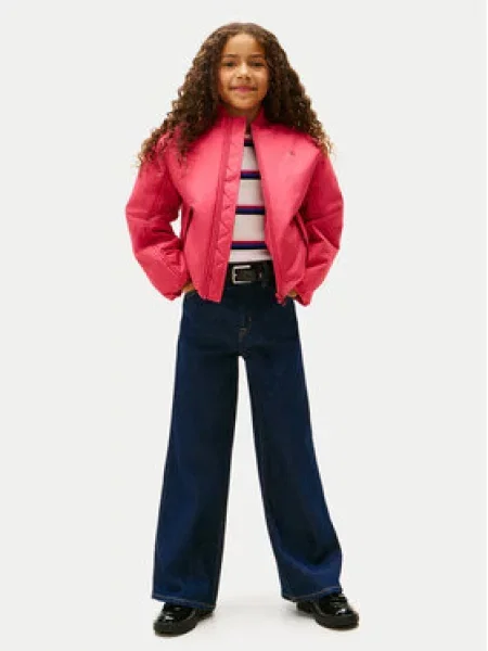 Bunda bomber Tommy Hilfiger růžová