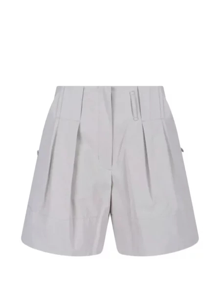 Pantaloni scurți Low Classic plisate clasici gri