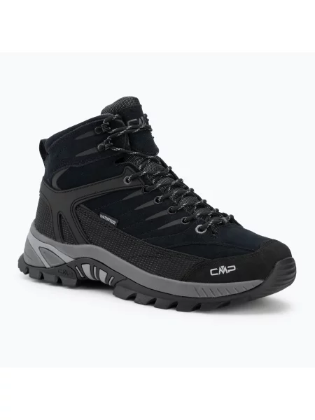 Férfi túrabakancs CMP Rigel Mid Waterproof black/grey. Méret: 40 EU fekete