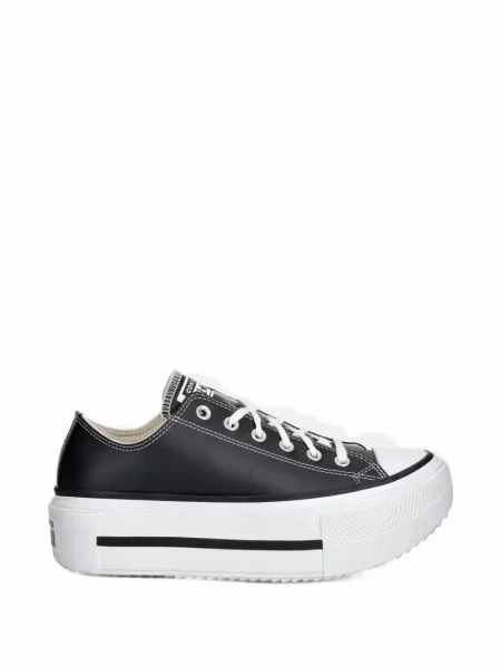 Sneakerși Converse Chuck Taylor All Star cu platformă cu mărgele din piele negru