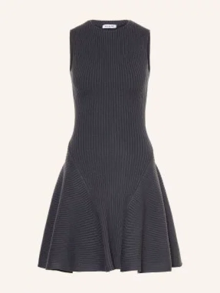 Alaïa Pletené Šaty tmavě šedá