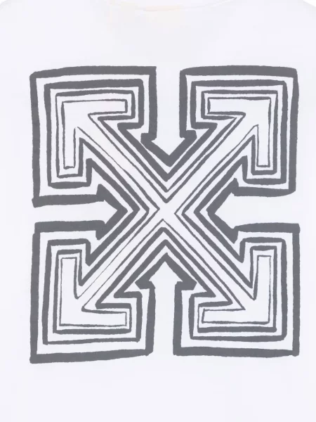 Koszulka dziecięca Off-white biała