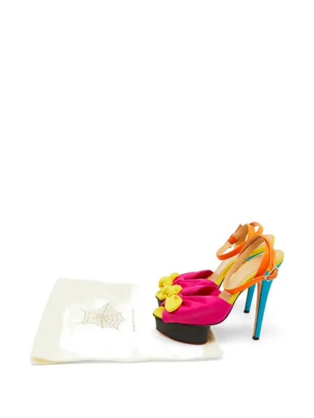 Sandale Charlotte Olympia cu funde roz