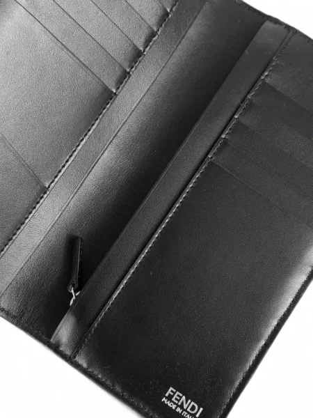 Portofel Fendi din jacard negru