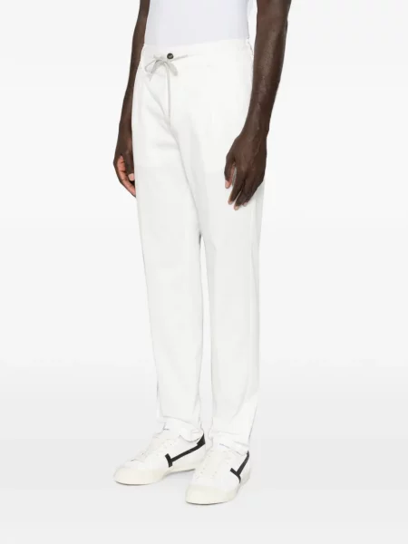 Pantaloni Eleventy cu cordon alb