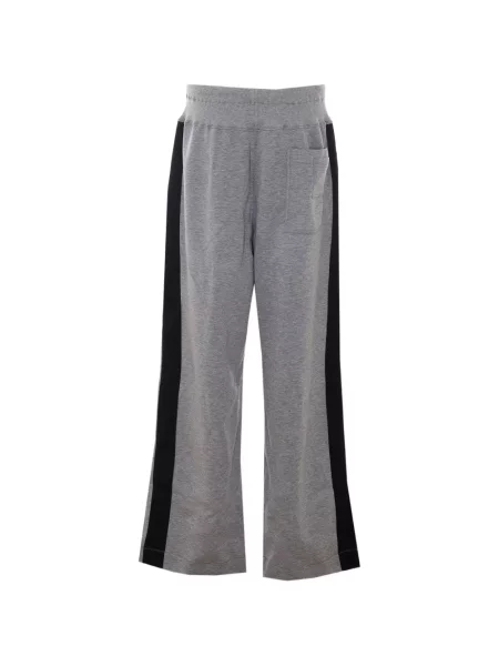 Běžecké kalhoty Lanvin jersey šedé