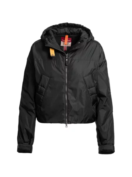 Geacă cu puf Parajumpers cu glugă negru