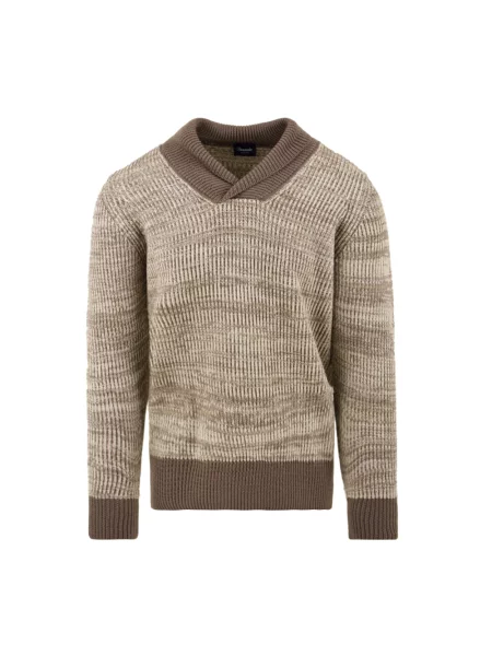 Sweter Drumohr brązowy
