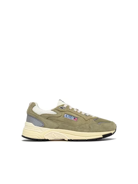 Sneakersy Autry zamszowe zielone