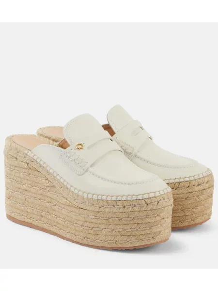 Espadrile Gianvito Rossi din piele alb