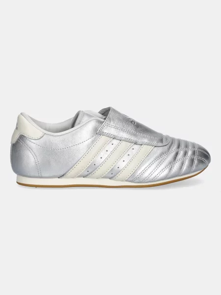 Adidas Originals sneakersy skórzane Teakwondo srebrny