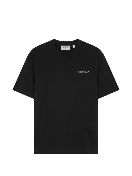 Tricou Off-white cu broderie alb