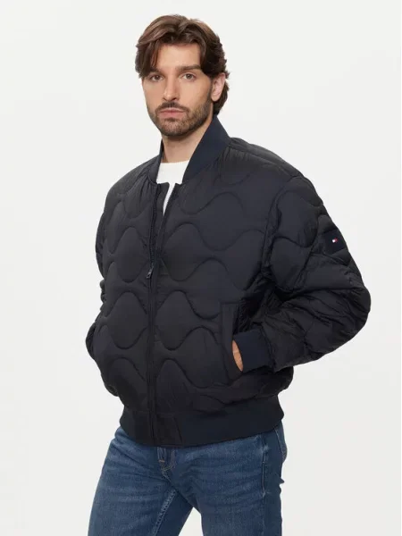 Μπόμπερ μπουφάν Tommy Hilfiger μπλε