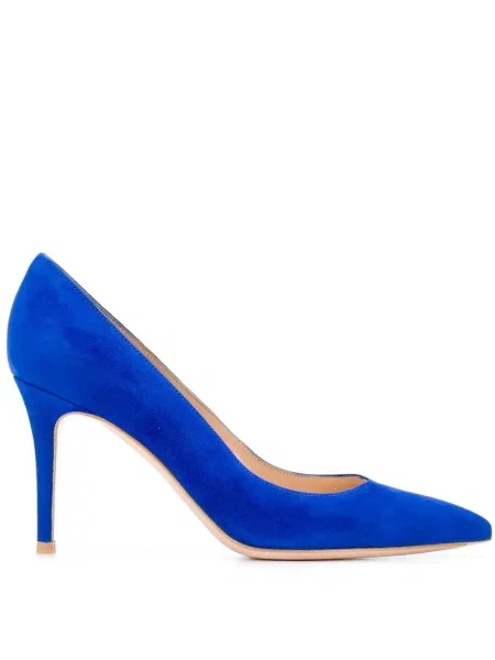 Pantofi cu toc Gianvito Rossi albastru