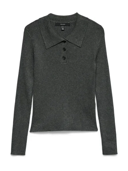 VERO MODA Pulover VMSILJERIB antracit siva