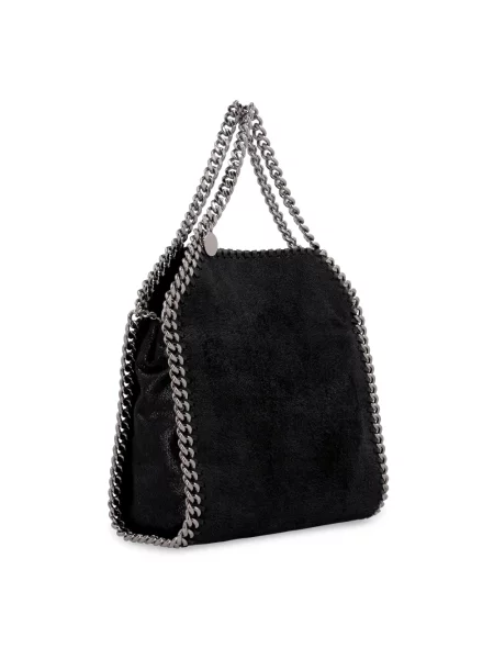 Mała mały torebka skórzana Stella Mccartney elegancka czarna