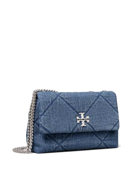 Διαμάντι τσάντα Tory Burch καπιτονέ μπλε