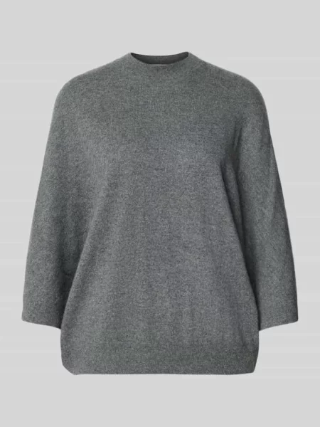 Sweter o kroju relaxed fit z czystego kaszmiru w imitacji dzianiny Herzen's
