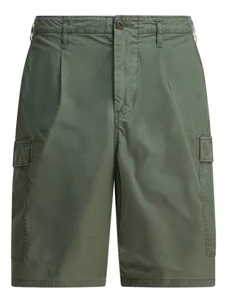 Pantaloni scurți cargo Nonnative plisate verde