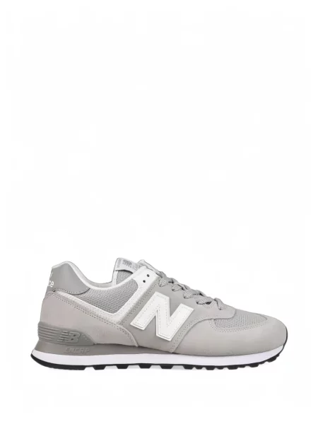 Sneakerși New Balance 574 din dantelă negru