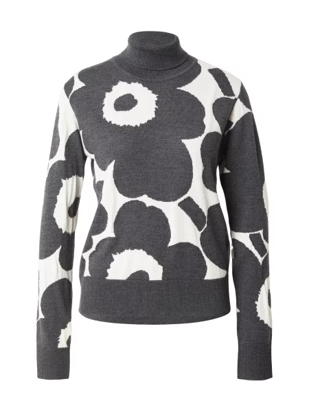 Marimekko Pulover SOPIMUS gri grafit / murdar alb