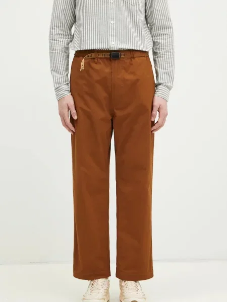 Штани Human Made Easy Pants прямі коричневий