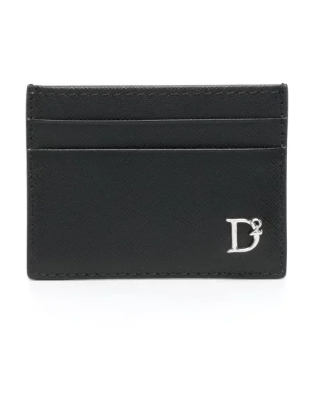Portfel Dsquared2 skórzany czarny