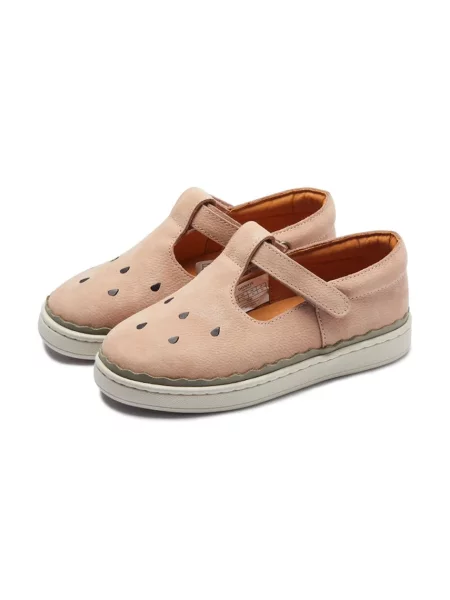 Donsje kožené polobotky Lowy Shoes Watermelon růžové