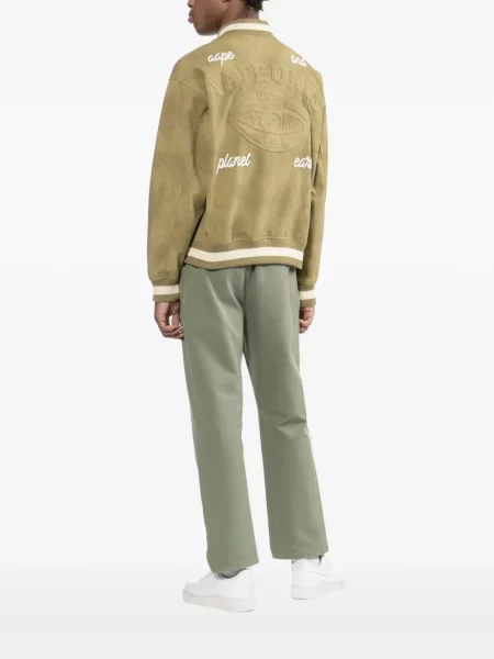 Geacă bomber Aape By A Bathing Ape cu broderie verde