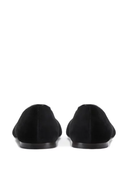 Balerini Giuseppe Zanotti din piele de căprioară negru