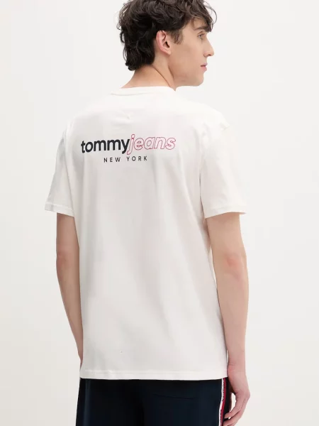 Tommy Jeans T-shirt beżowa