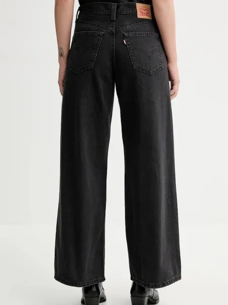 Levi's farmer 94 BAGGY WIDE LEG fekete