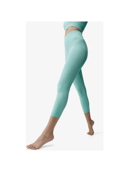 Legginsy długie Born Living Yoga Eris pastelowe S niebieskie