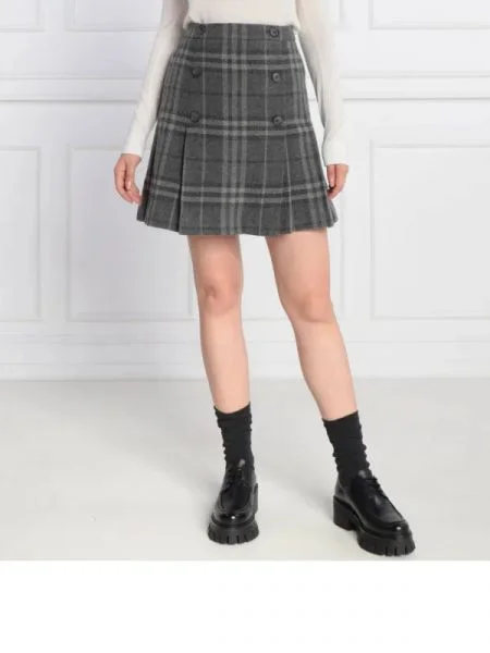 LAUREN RALPH LAUREN De lână fustă KATHTINA gri