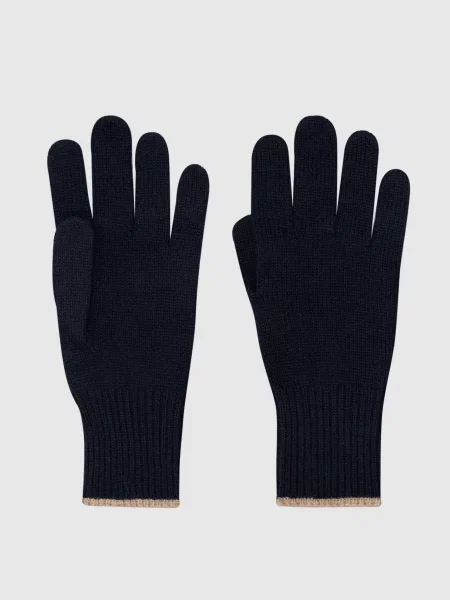 Перчатки Brunello Cucinelli синие