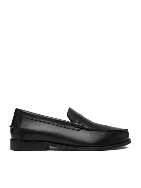 GINO ROSSI Mocasini negru