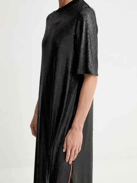 Платье миди Allsaints черное