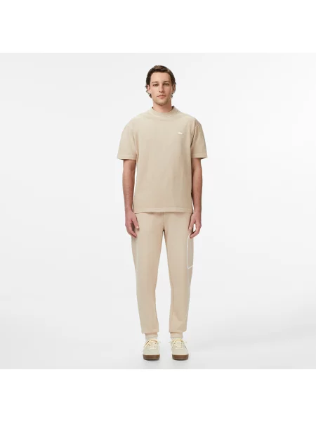 Lacoste T-Shirt O Luźnym Kroju pomarańczowy