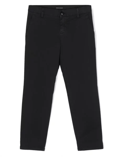 Spodnie dziecięce Emporio Armani niebieskie