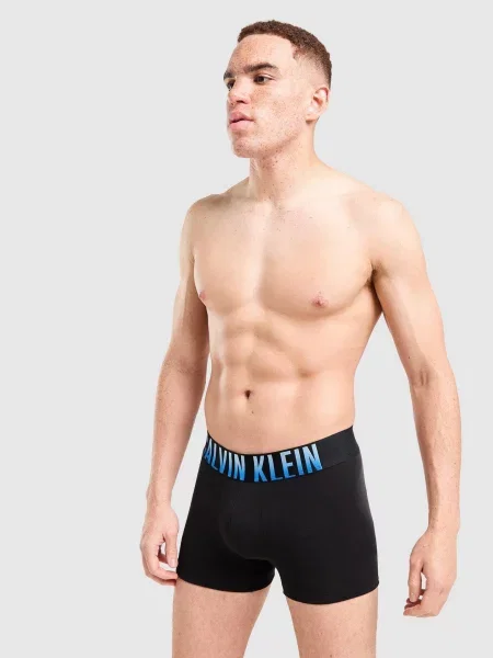 Calvin Klein Underwear Boxerky námořnická modř / světlemodrá / korálová černá