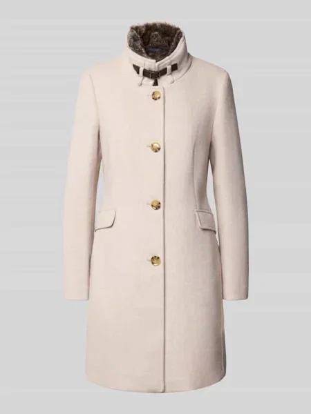 Płaszcz o kroju regular fit z dodatkiem wełny Christian Berg Woman Selection