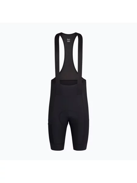 Pantaloni scurți de ciclism pentru bărbați Rapha Brevet Element Cargo Bib Shorts black/black negru