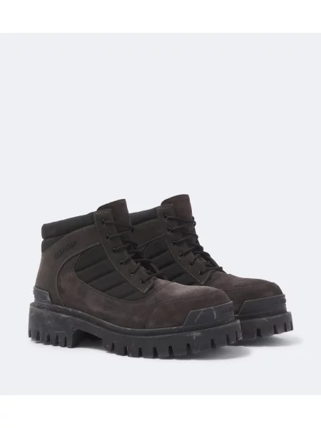 Botine Balenciaga din piele de căprioară negru