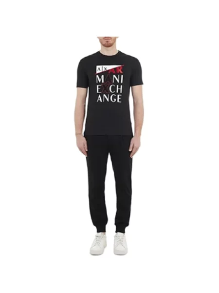 Koszulka Armani Exchange czarna