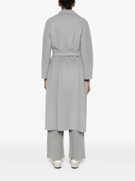 Вълнено палто 's Max Mara сиво