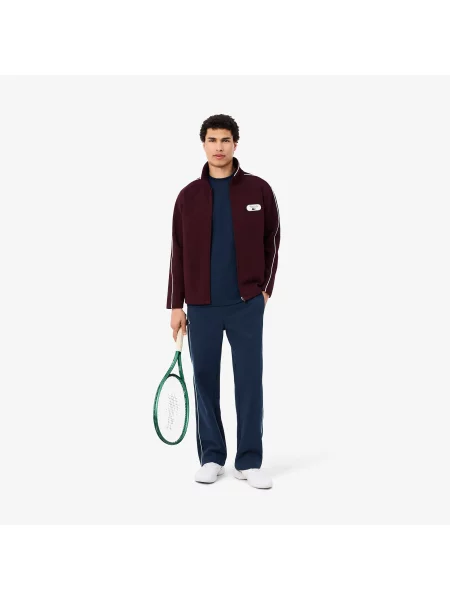 Lacoste Spodnie Dresowe Heritage Tennis granatowe