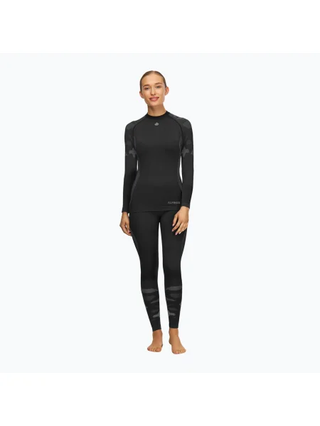 Set de lenjerie termoactivă pentru femei Alpinus Active Idre negru
