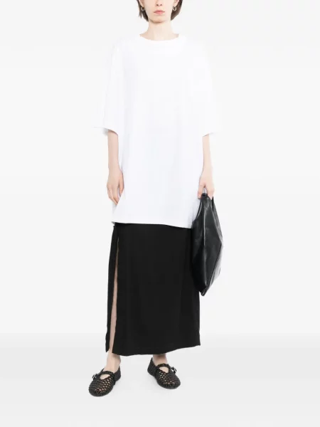 Gulerat tricou Marina Yee alb