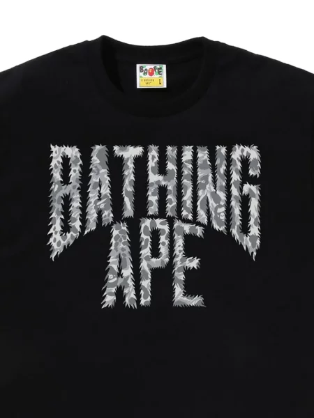 Tricou A Bathing Ape® cu imagine negru
