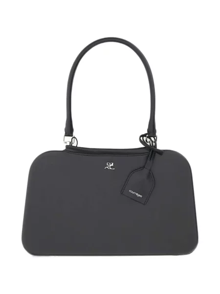 Geantă Courreges din piele negru